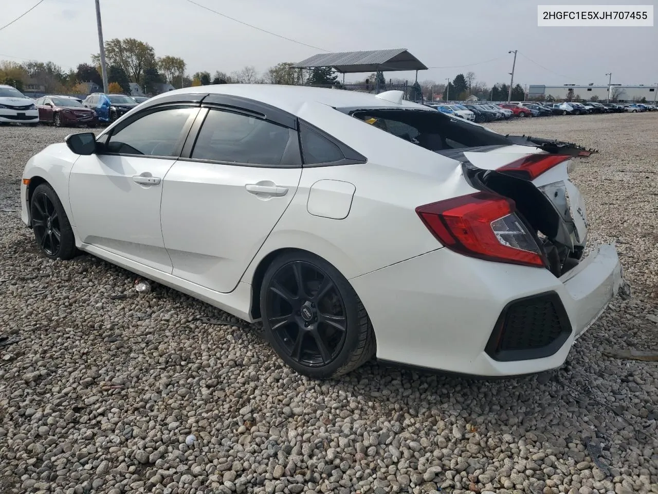 2018 Honda Civic Si VIN: 2HGFC1E5XJH707455 Lot: 78332664