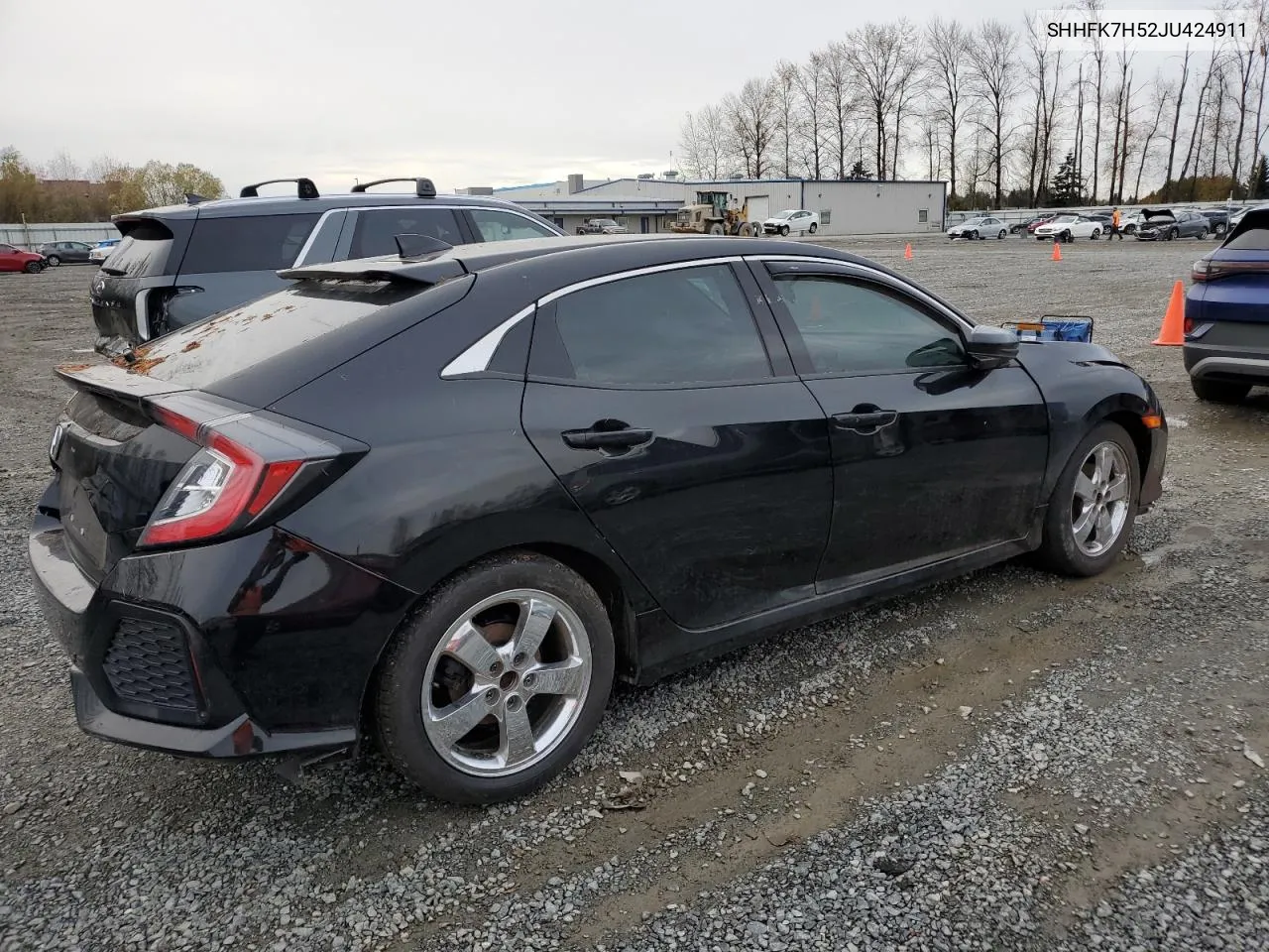 2018 Honda Civic Ex VIN: SHHFK7H52JU424911 Lot: 78534964