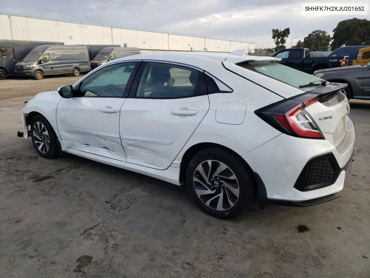 SHHFK7H2XJU201652 2018 Honda Civic Lx