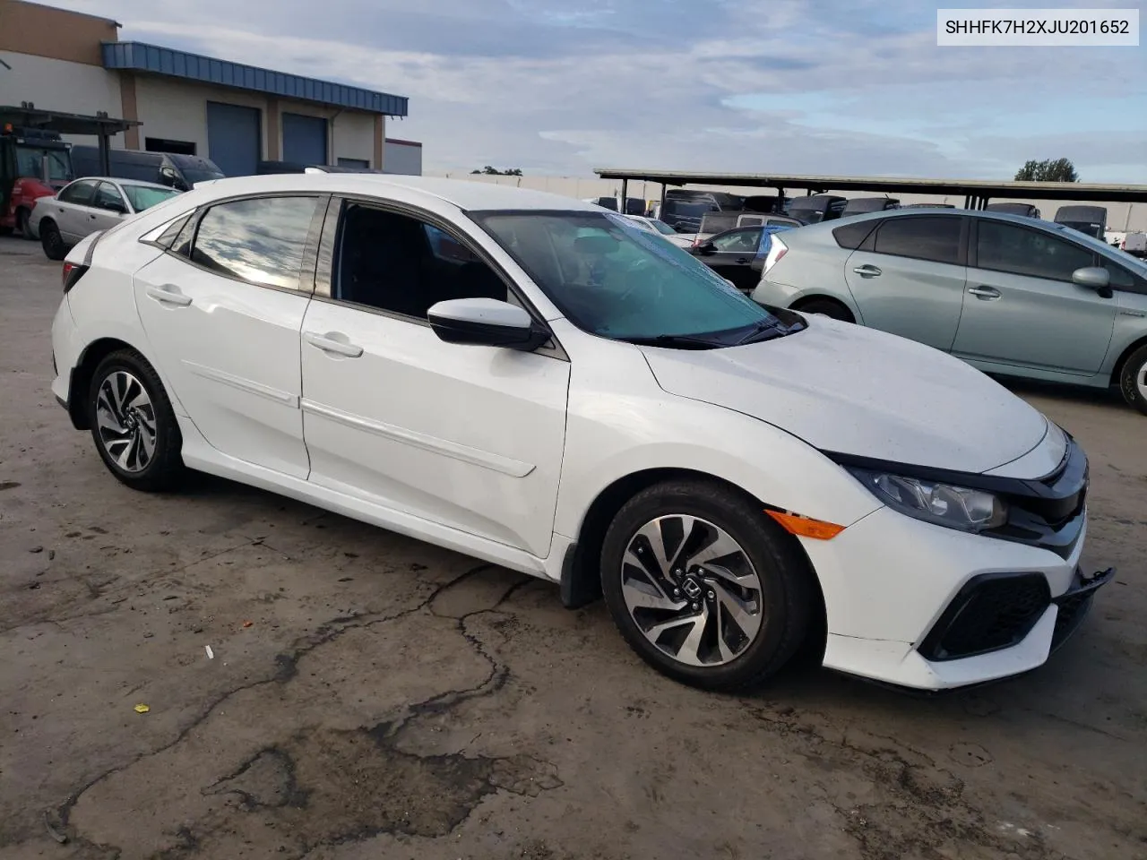 2018 Honda Civic Lx VIN: SHHFK7H2XJU201652 Lot: 78541114