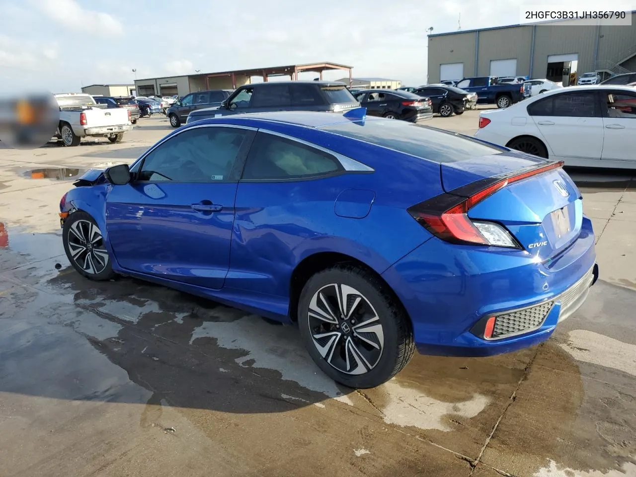 2018 Honda Civic Ex VIN: 2HGFC3B31JH356790 Lot: 78621374