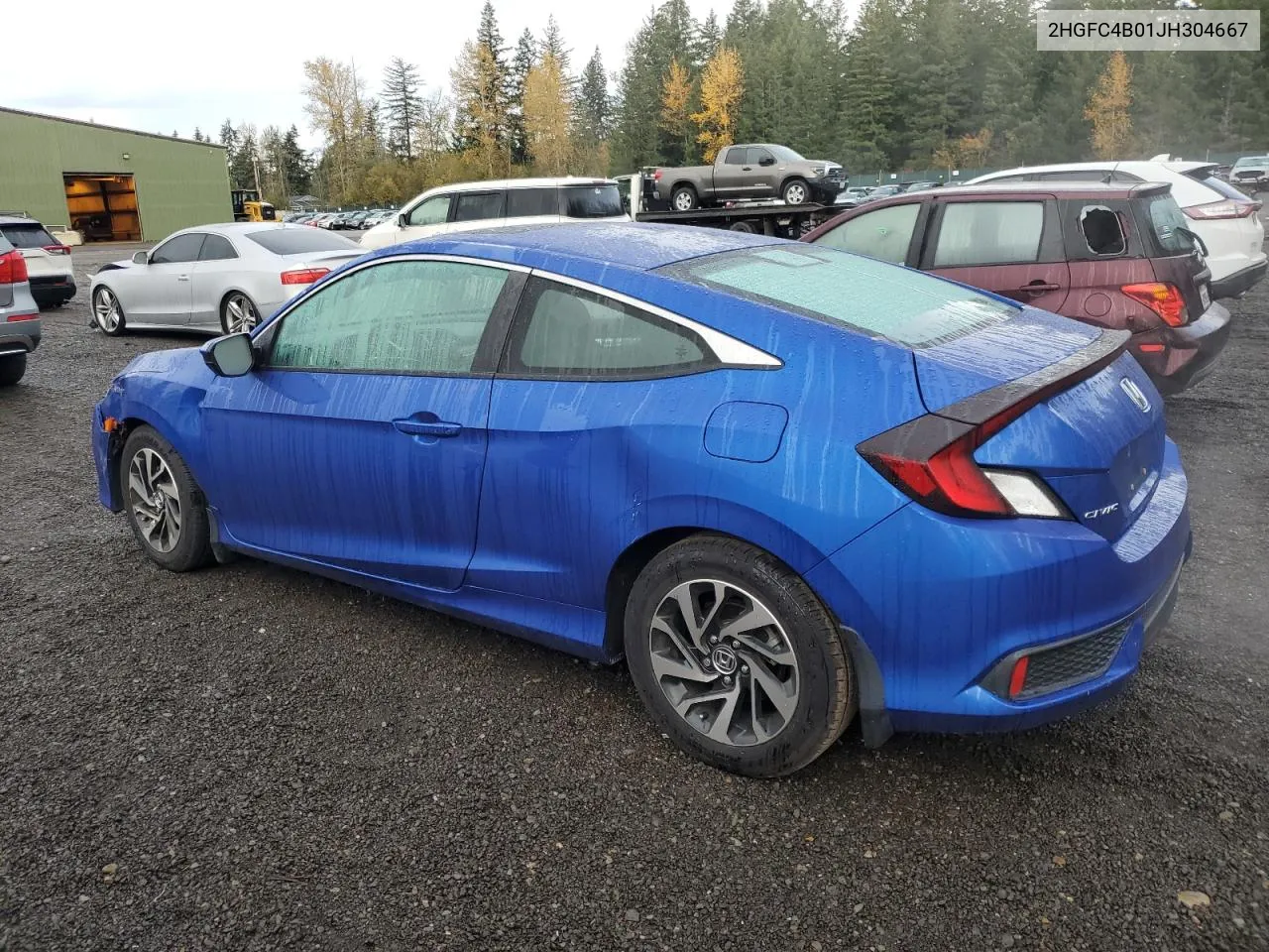 2018 Honda Civic Lx VIN: 2HGFC4B01JH304667 Lot: 78658364