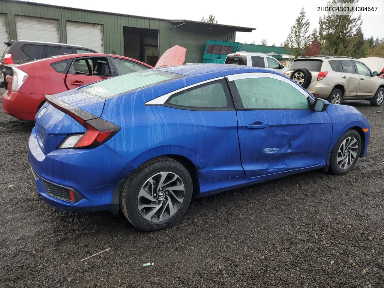 2018 Honda Civic Lx VIN: 2HGFC4B01JH304667 Lot: 78658364