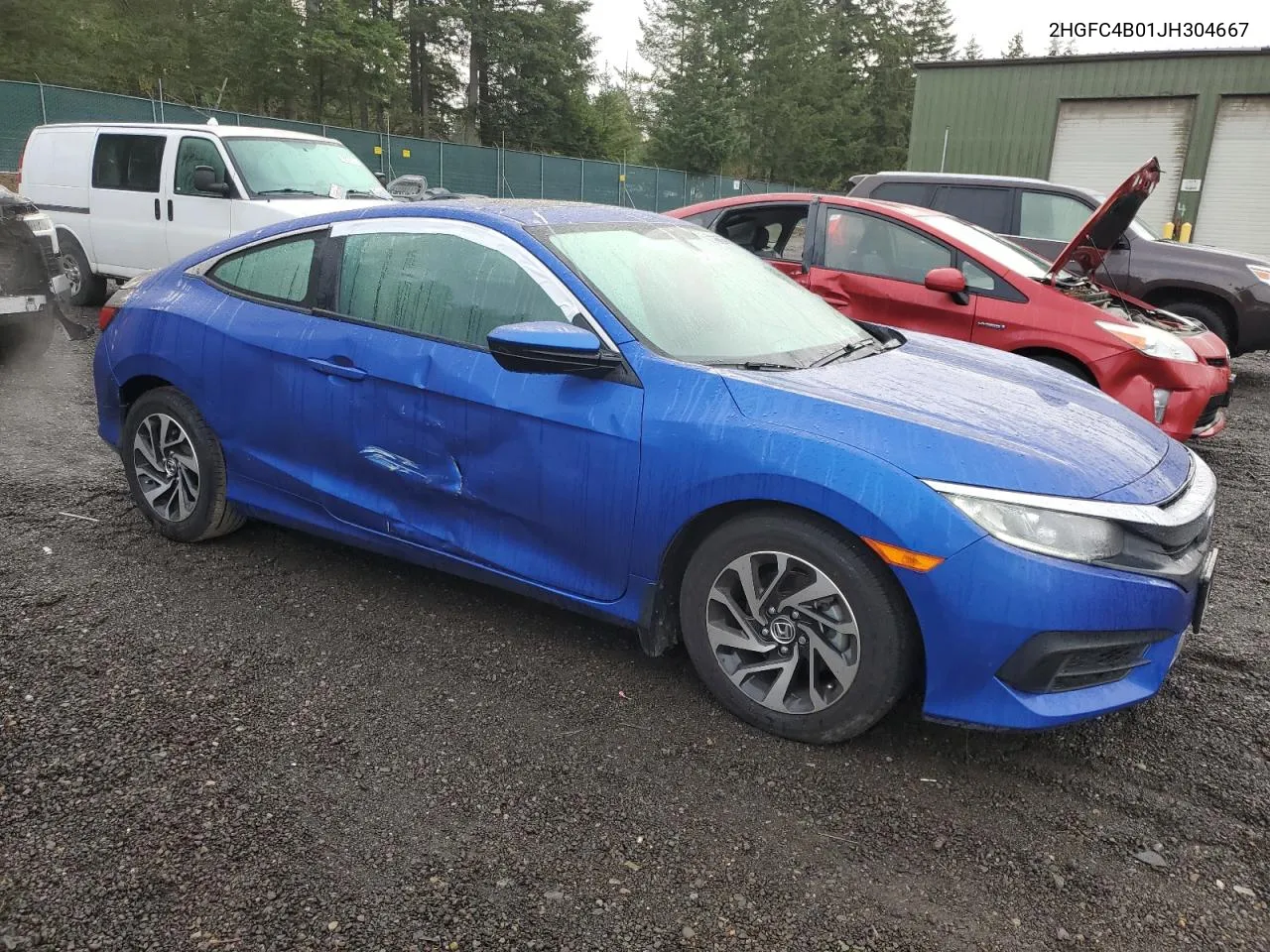 2018 Honda Civic Lx VIN: 2HGFC4B01JH304667 Lot: 78658364