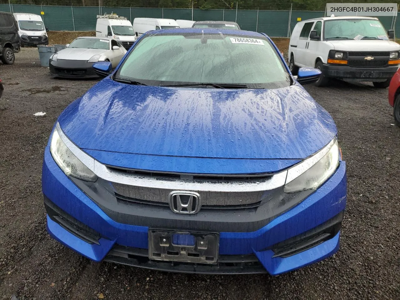 2018 Honda Civic Lx VIN: 2HGFC4B01JH304667 Lot: 78658364