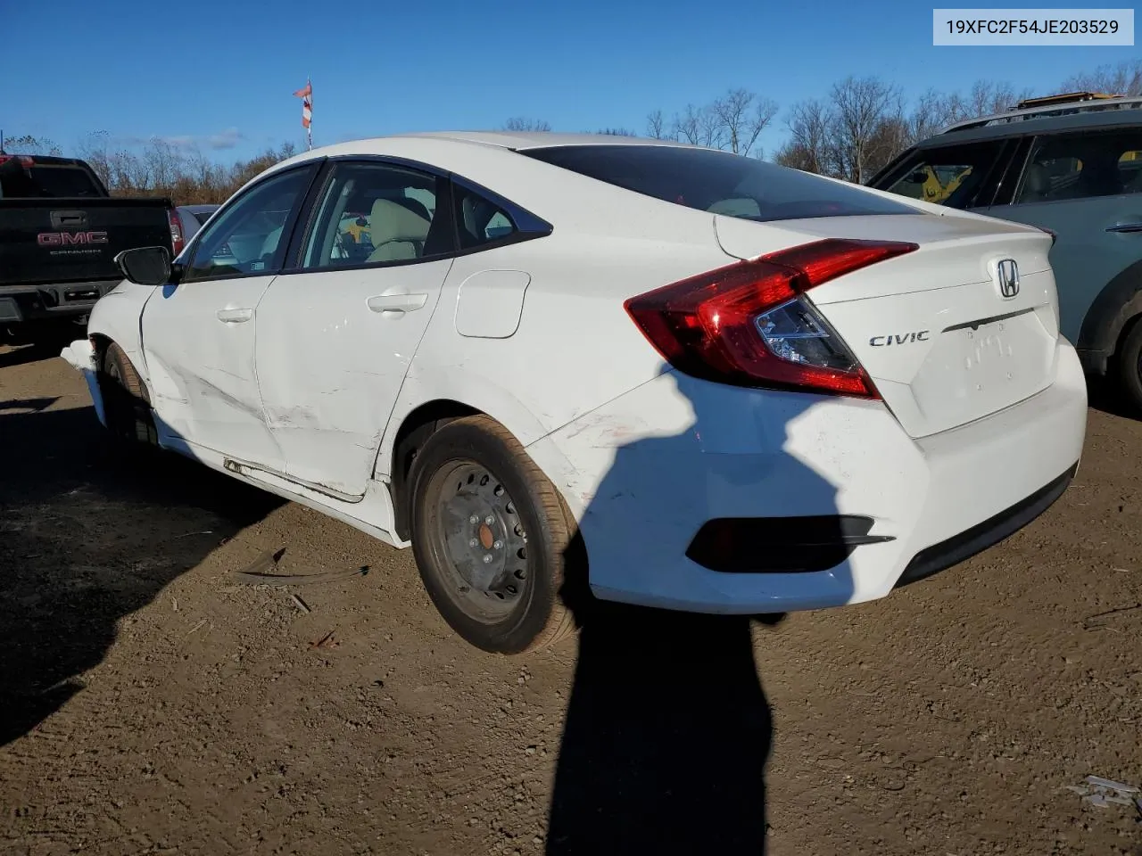 2018 Honda Civic Lx VIN: 19XFC2F54JE203529 Lot: 78755174