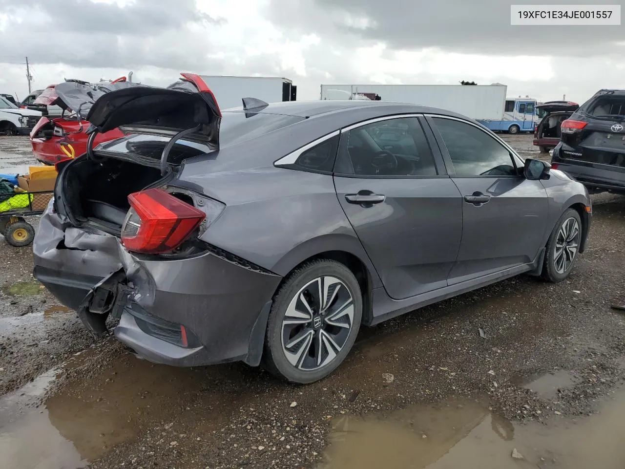 2018 Honda Civic Ex VIN: 19XFC1E34JE001557 Lot: 79036064