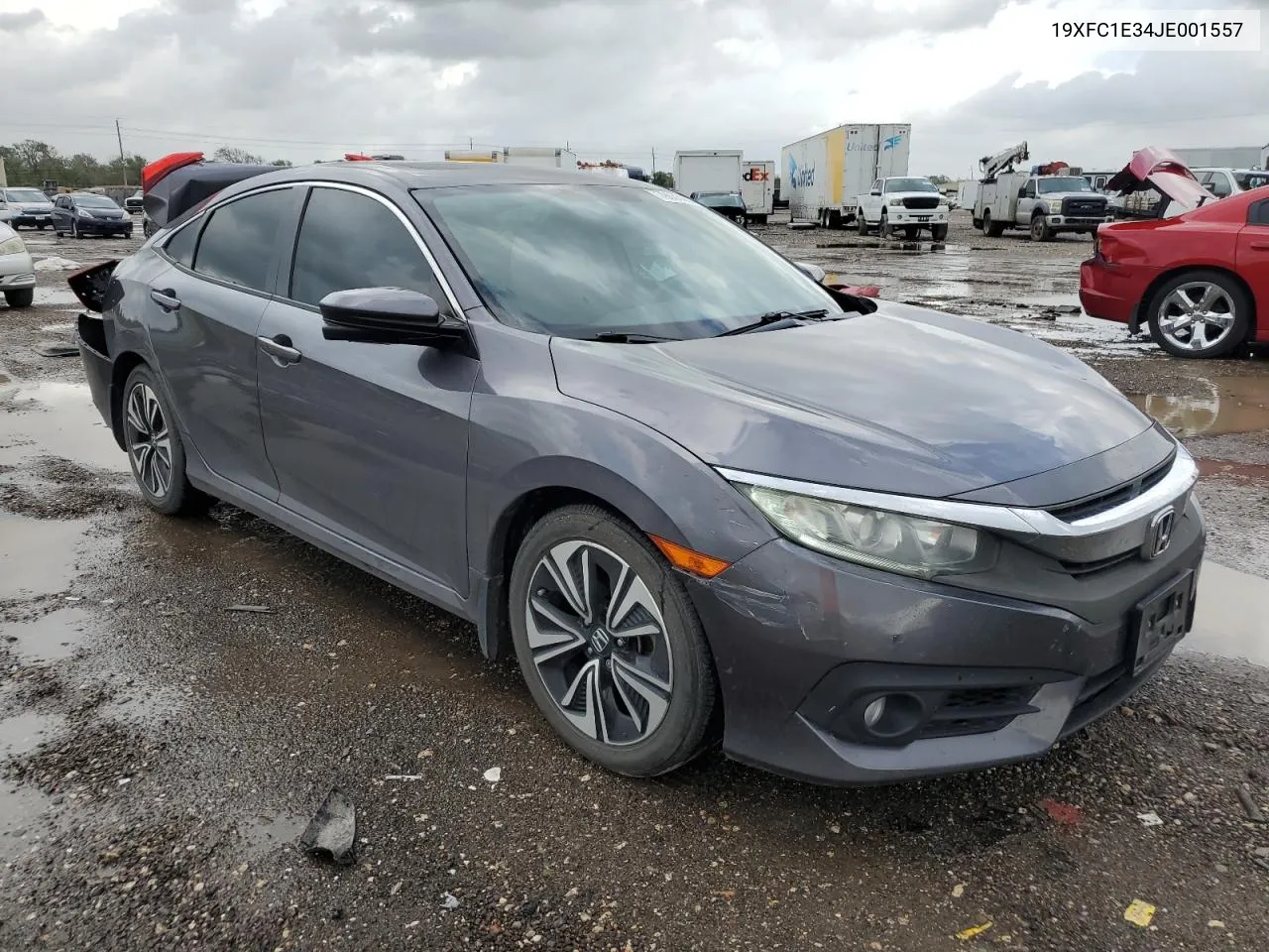 2018 Honda Civic Ex VIN: 19XFC1E34JE001557 Lot: 79036064