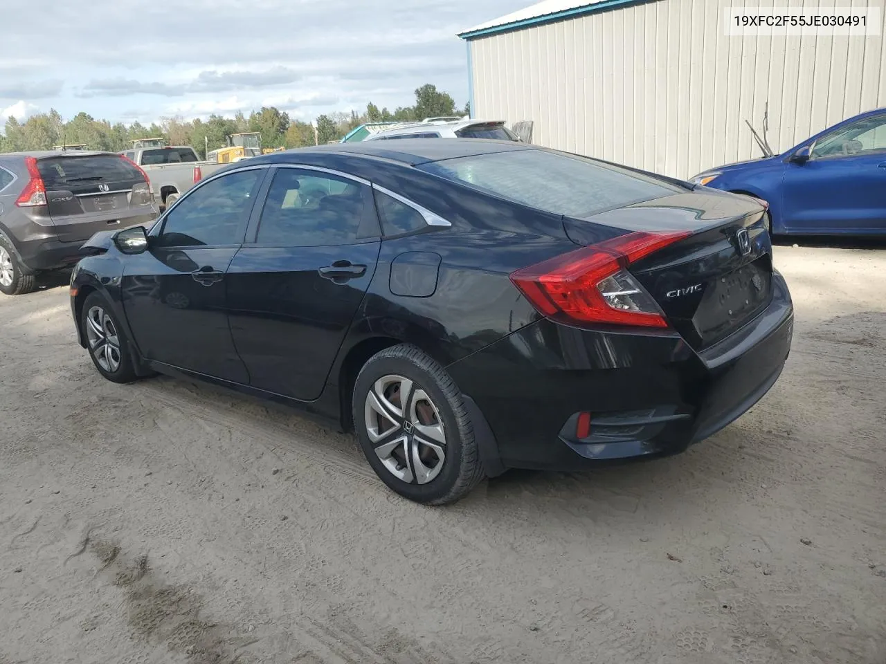 2018 Honda Civic Lx VIN: 19XFC2F55JE030491 Lot: 79036964