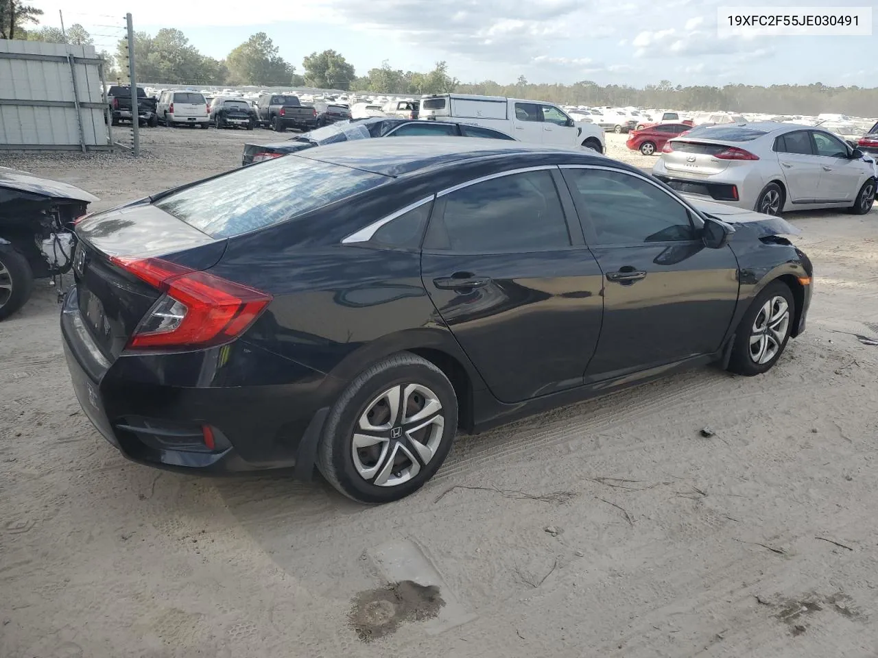 2018 Honda Civic Lx VIN: 19XFC2F55JE030491 Lot: 79036964