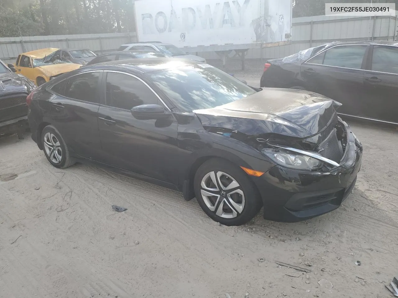 2018 Honda Civic Lx VIN: 19XFC2F55JE030491 Lot: 79036964