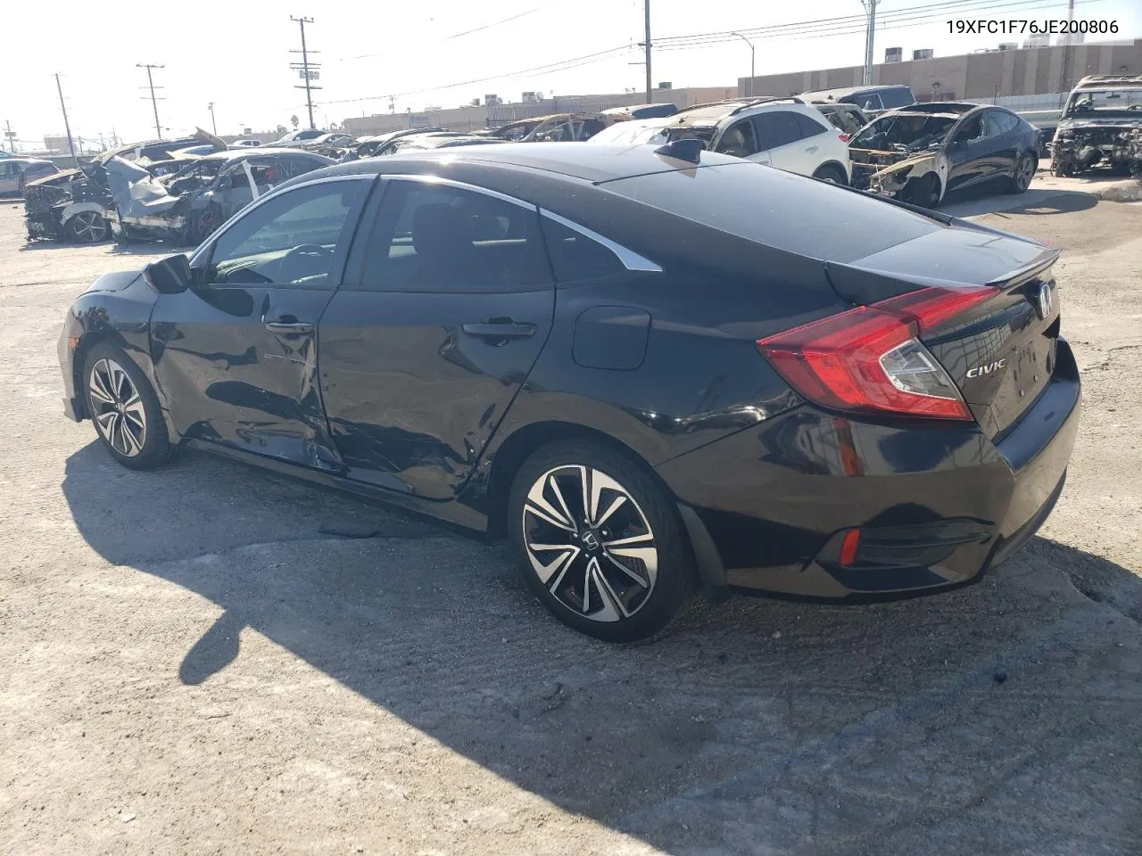 2018 Honda Civic Exl VIN: 19XFC1F76JE200806 Lot: 79056814