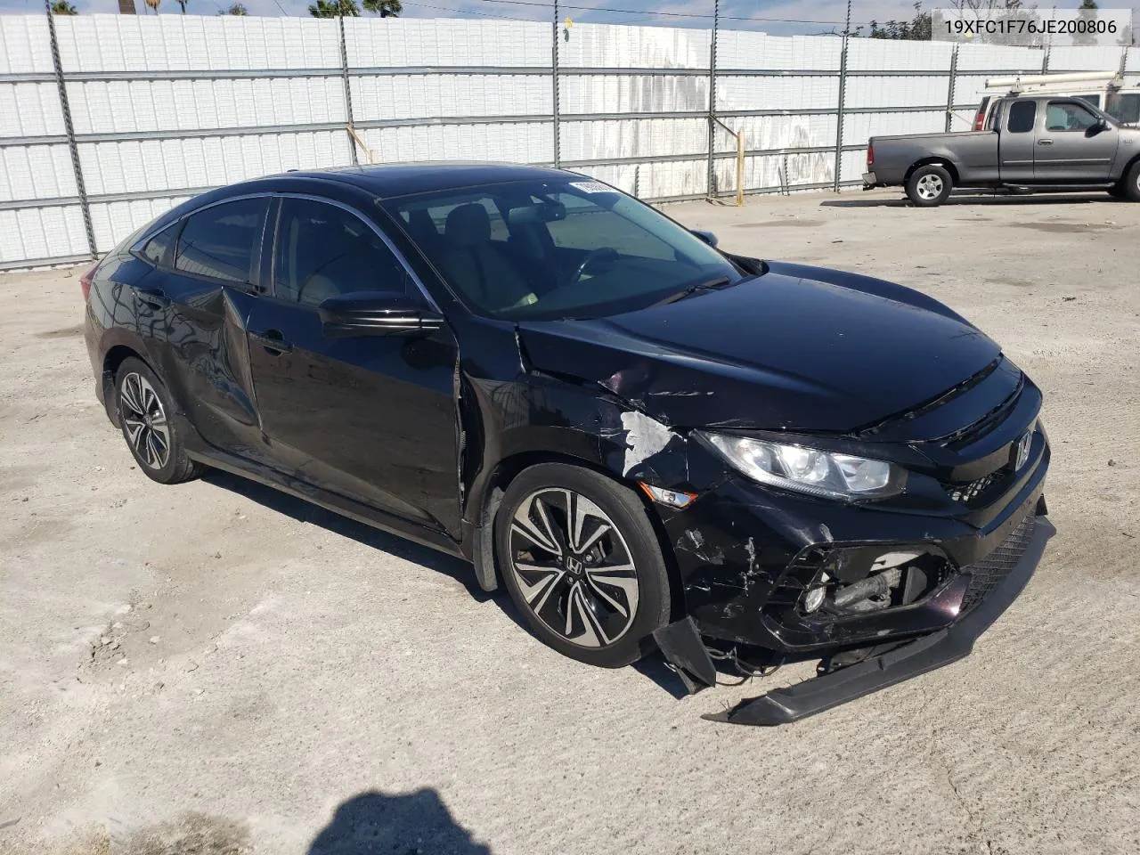 2018 Honda Civic Exl VIN: 19XFC1F76JE200806 Lot: 79056814