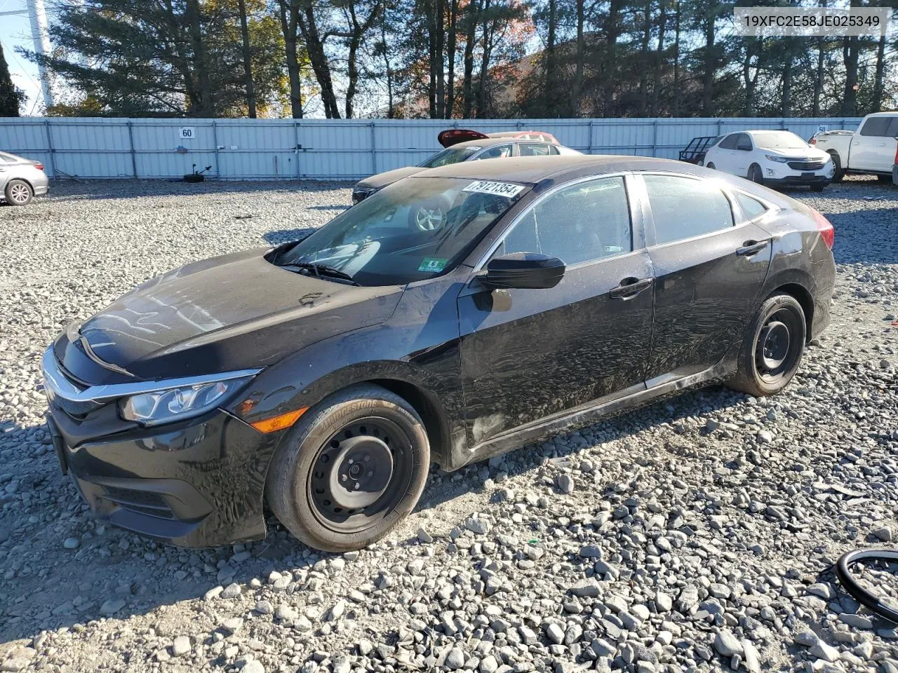 2018 Honda Civic Lx VIN: 19XFC2E58JE025349 Lot: 79121354