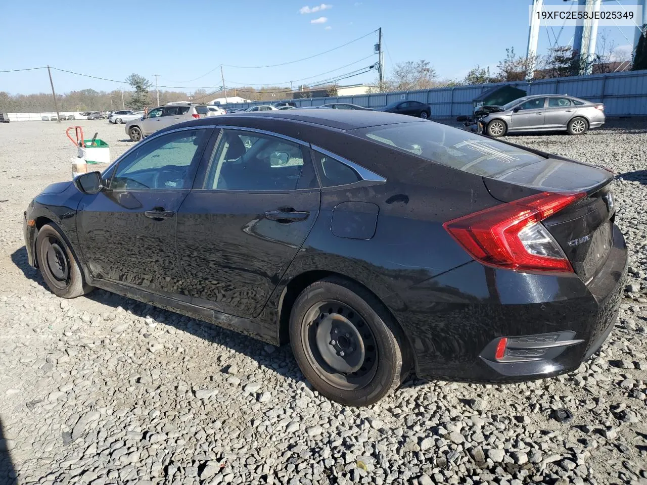 2018 Honda Civic Lx VIN: 19XFC2E58JE025349 Lot: 79121354