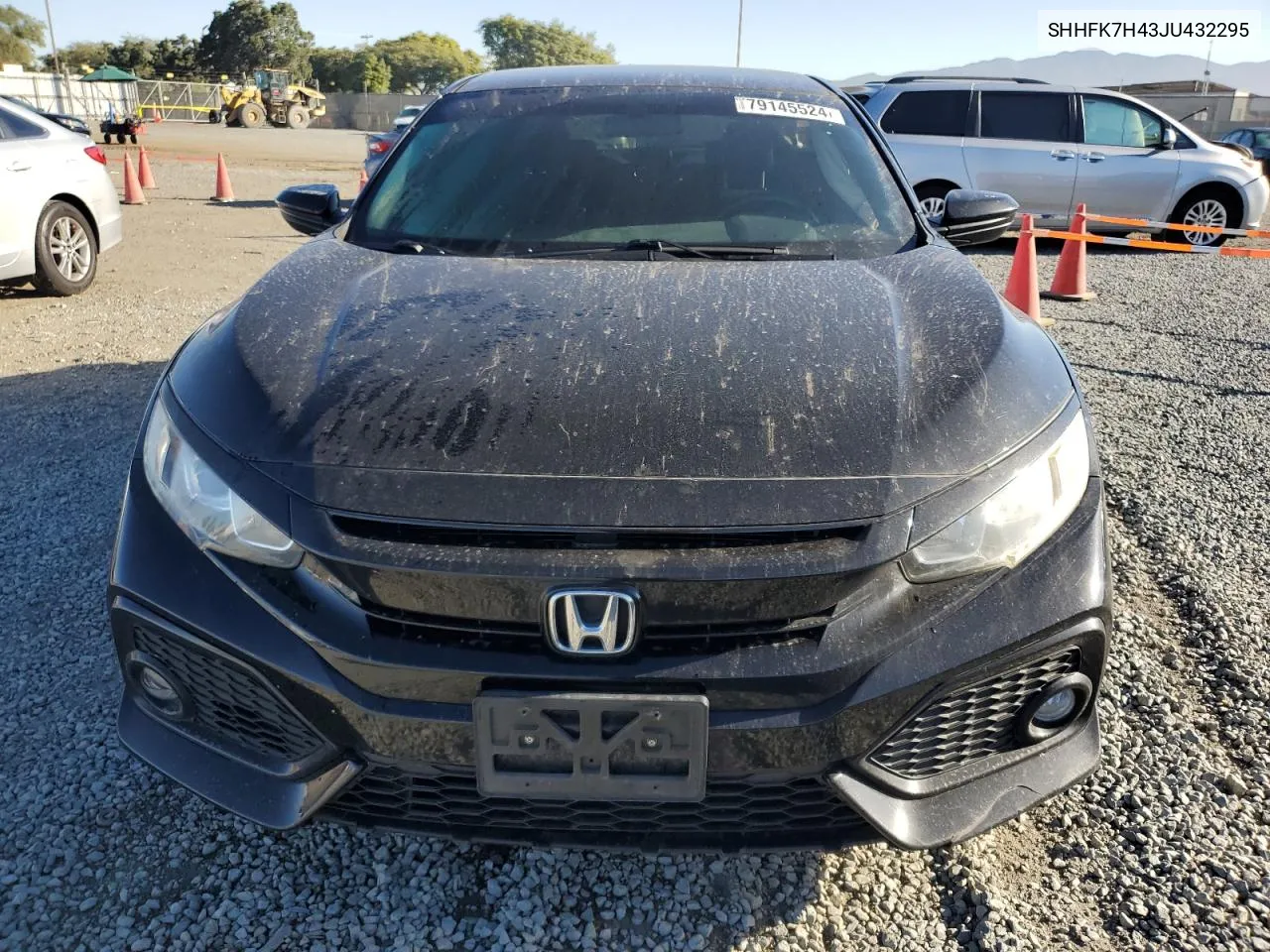 2018 Honda Civic Sport VIN: SHHFK7H43JU432295 Lot: 79145524