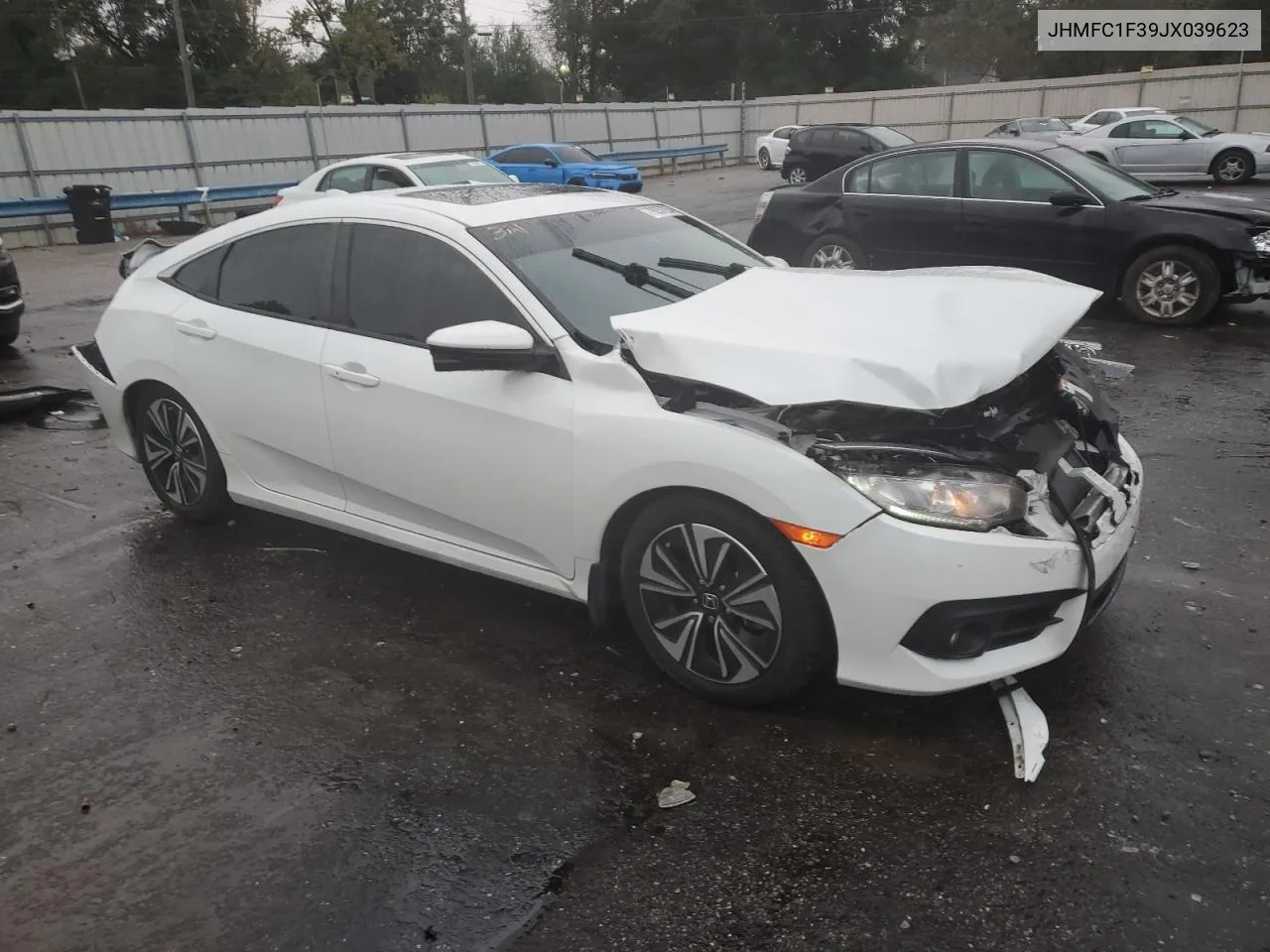 2018 Honda Civic Ex VIN: JHMFC1F39JX039623 Lot: 79257224