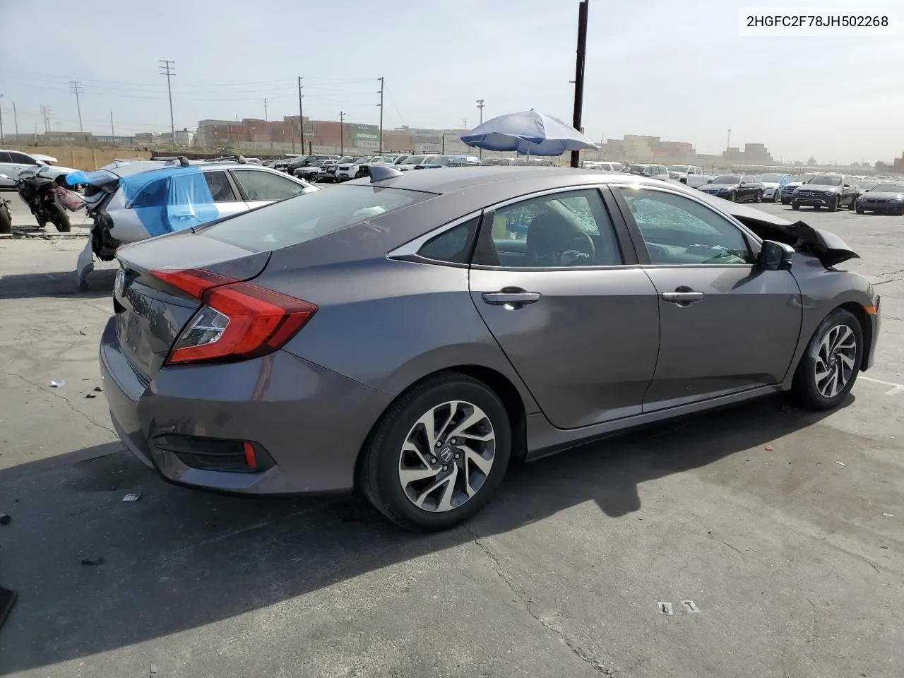 2018 Honda Civic Ex VIN: 2HGFC2F78JH502268 Lot: 79334064