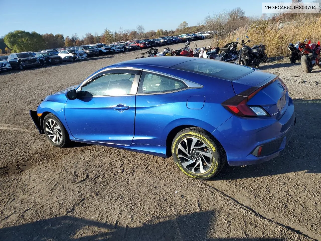 2018 Honda Civic Lx VIN: 2HGFC4B50JH300704 Lot: 79355684