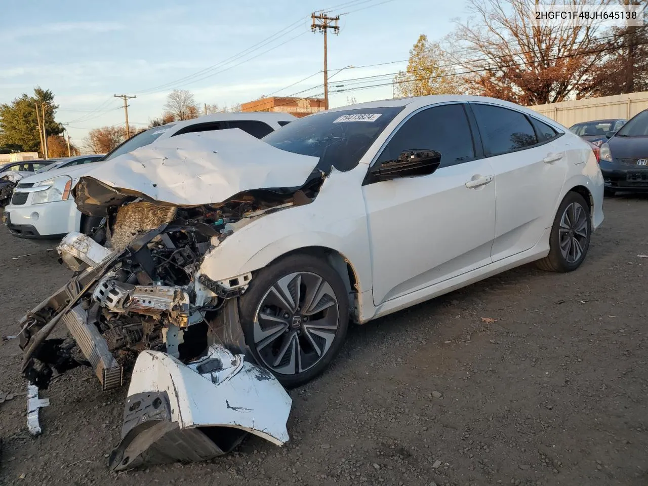 2018 Honda Civic Ex VIN: 2HGFC1F48JH645138 Lot: 79413824