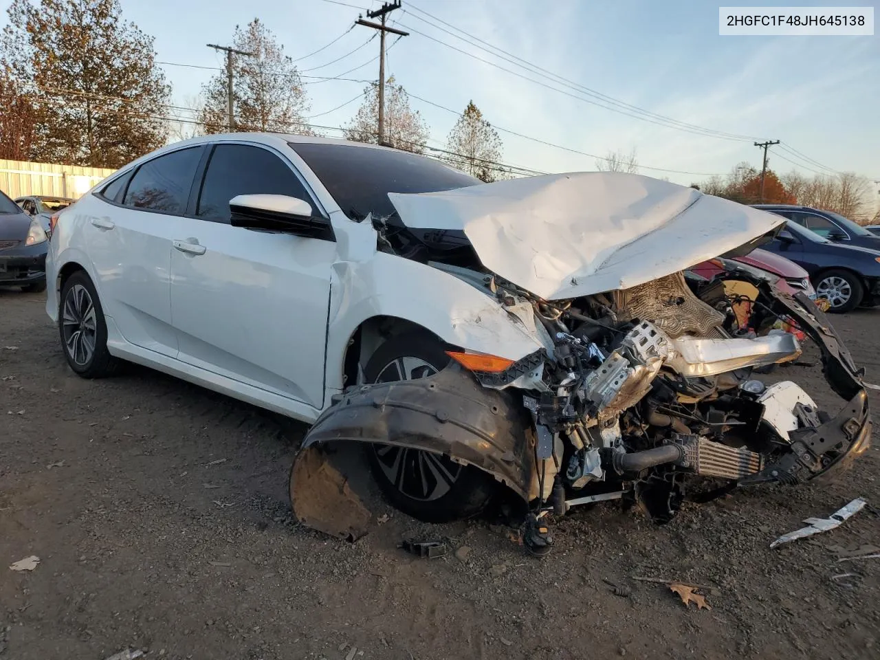 2018 Honda Civic Ex VIN: 2HGFC1F48JH645138 Lot: 79413824