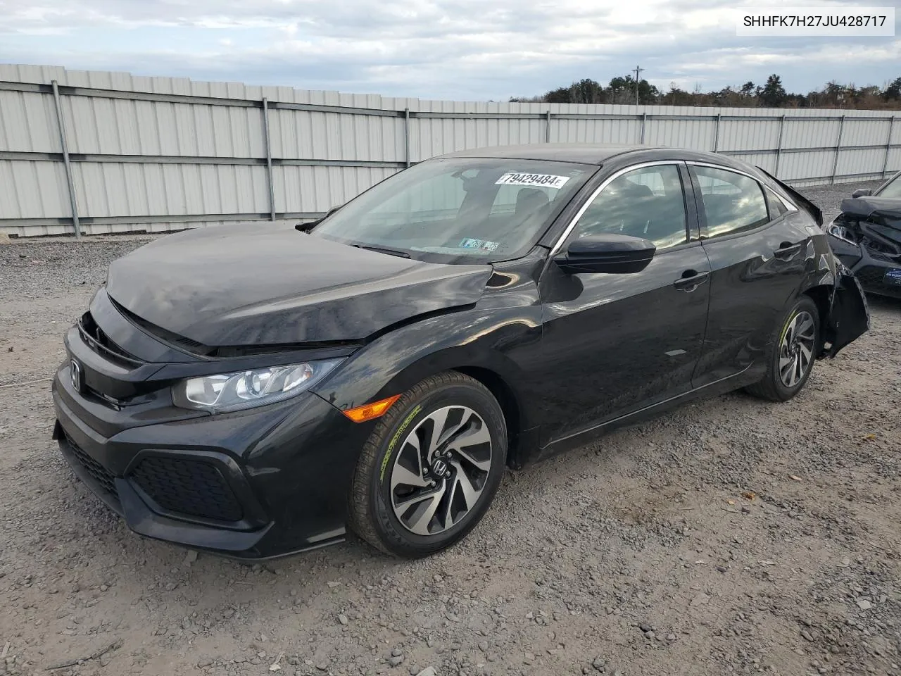 2018 Honda Civic Lx VIN: SHHFK7H27JU428717 Lot: 79429484