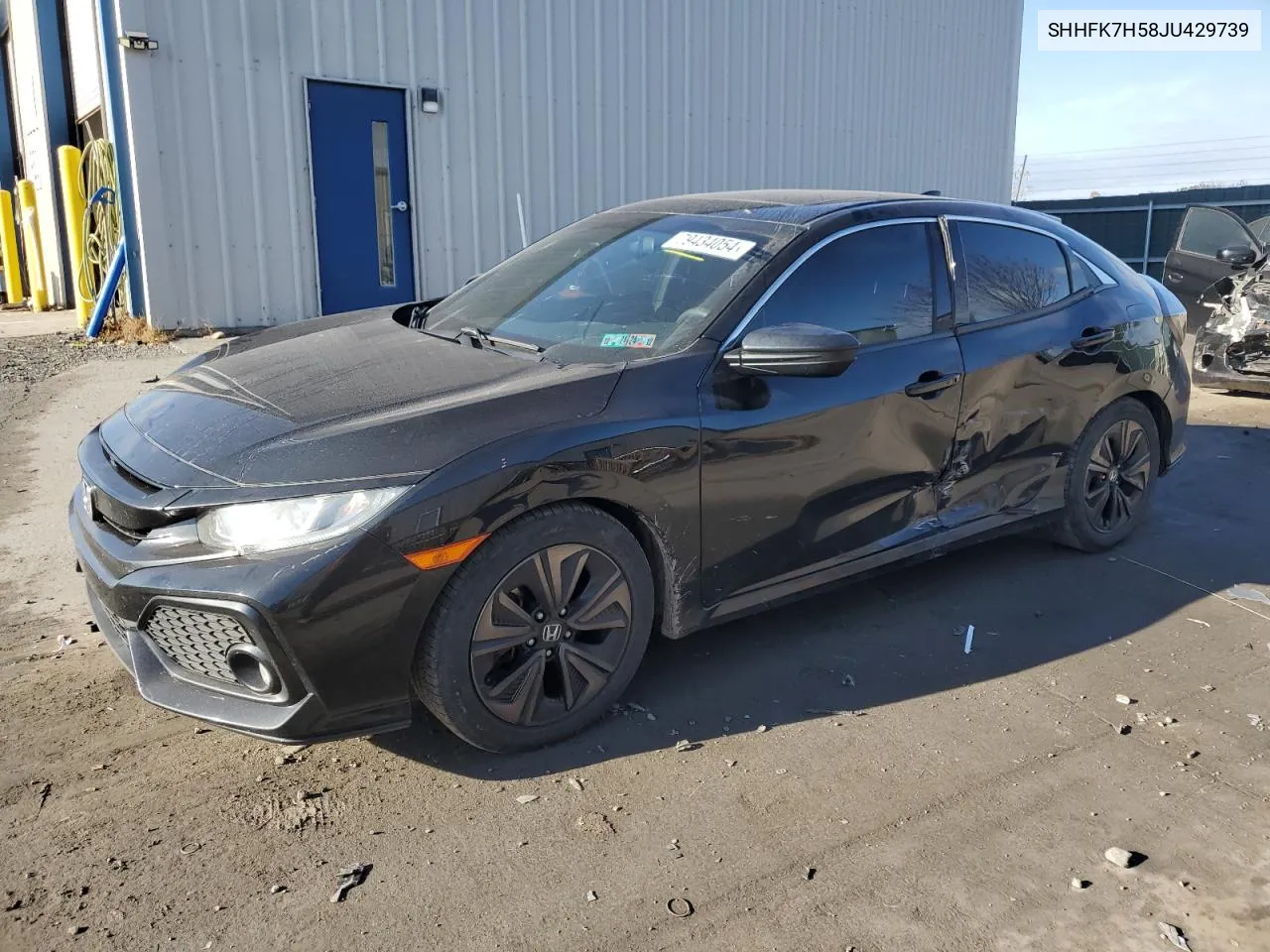 2018 Honda Civic Ex VIN: SHHFK7H58JU429739 Lot: 79434054