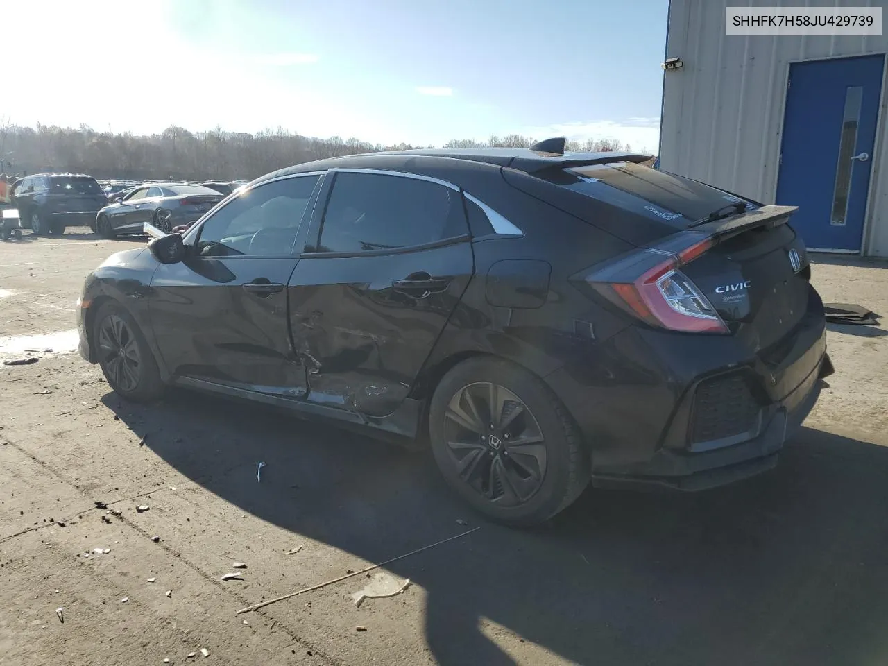 2018 Honda Civic Ex VIN: SHHFK7H58JU429739 Lot: 79434054