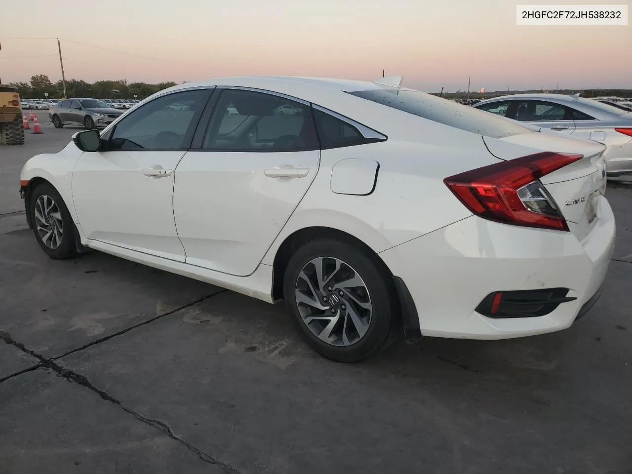 2018 Honda Civic Ex VIN: 2HGFC2F72JH538232 Lot: 79471944