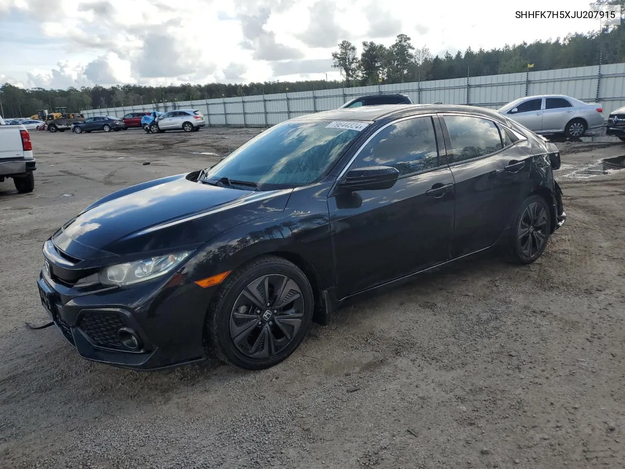 2018 Honda Civic Ex VIN: SHHFK7H5XJU207915 Lot: 79644324