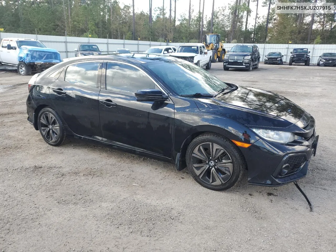 2018 Honda Civic Ex VIN: SHHFK7H5XJU207915 Lot: 79644324