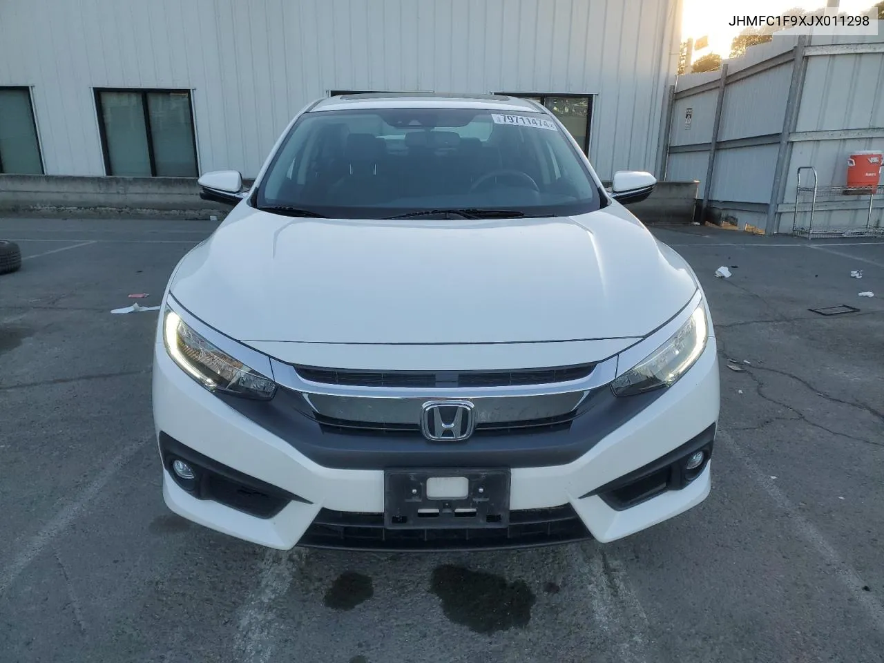 2018 Honda Civic Touring VIN: JHMFC1F9XJX011298 Lot: 79711474