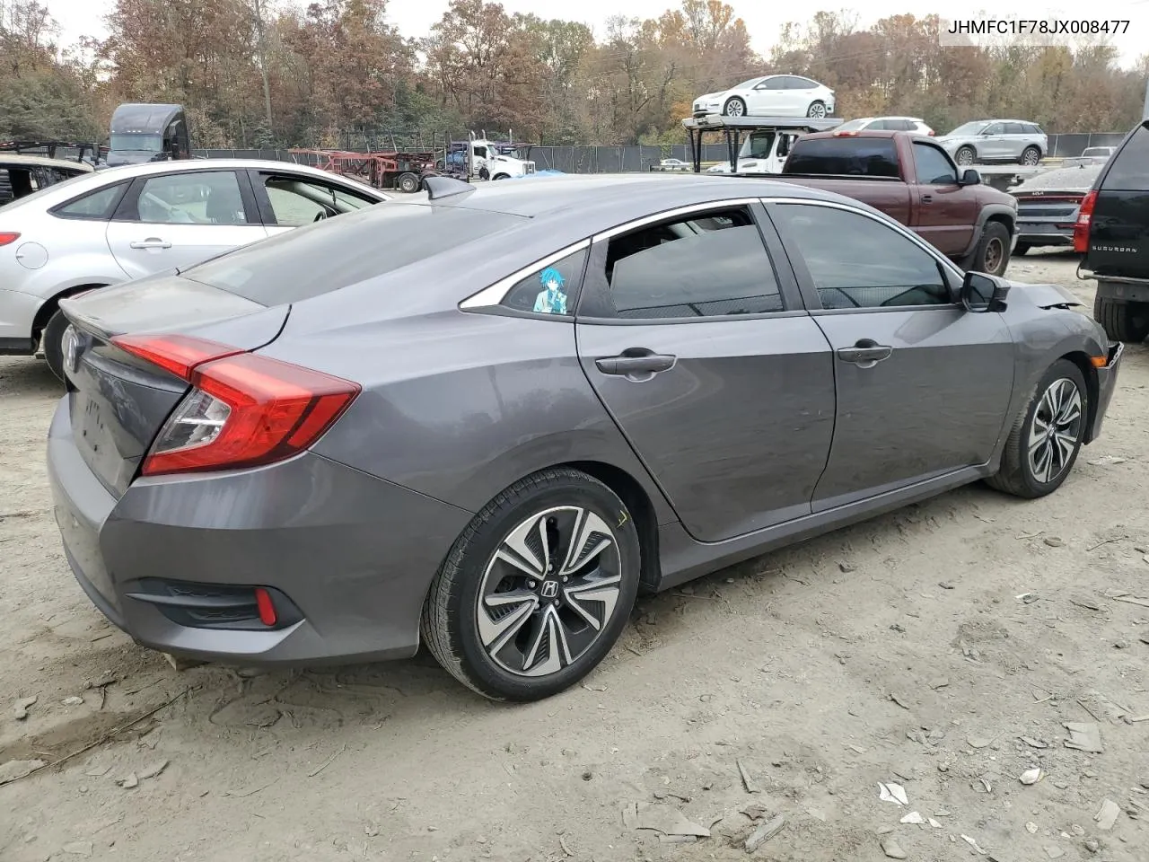 2018 Honda Civic Exl VIN: JHMFC1F78JX008477 Lot: 79838034