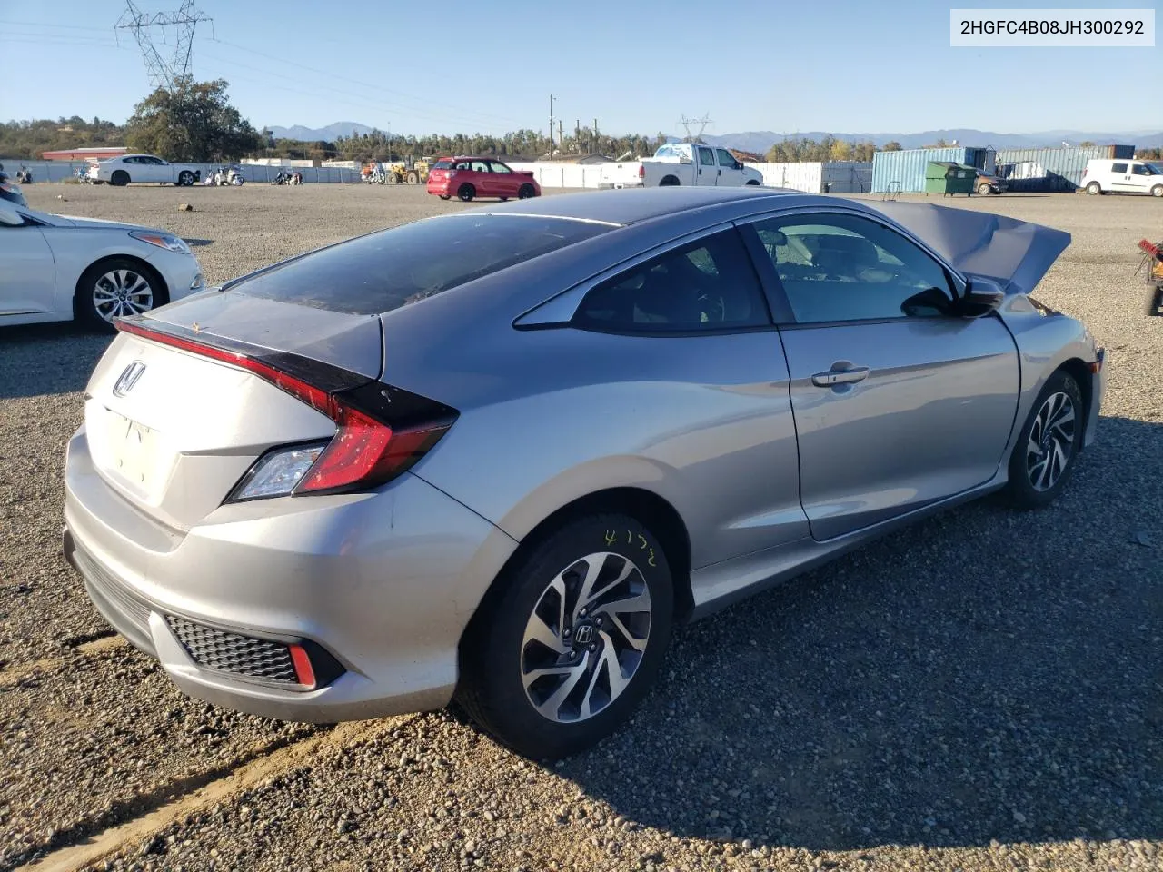 2018 Honda Civic Lx VIN: 2HGFC4B08JH300292 Lot: 79856174