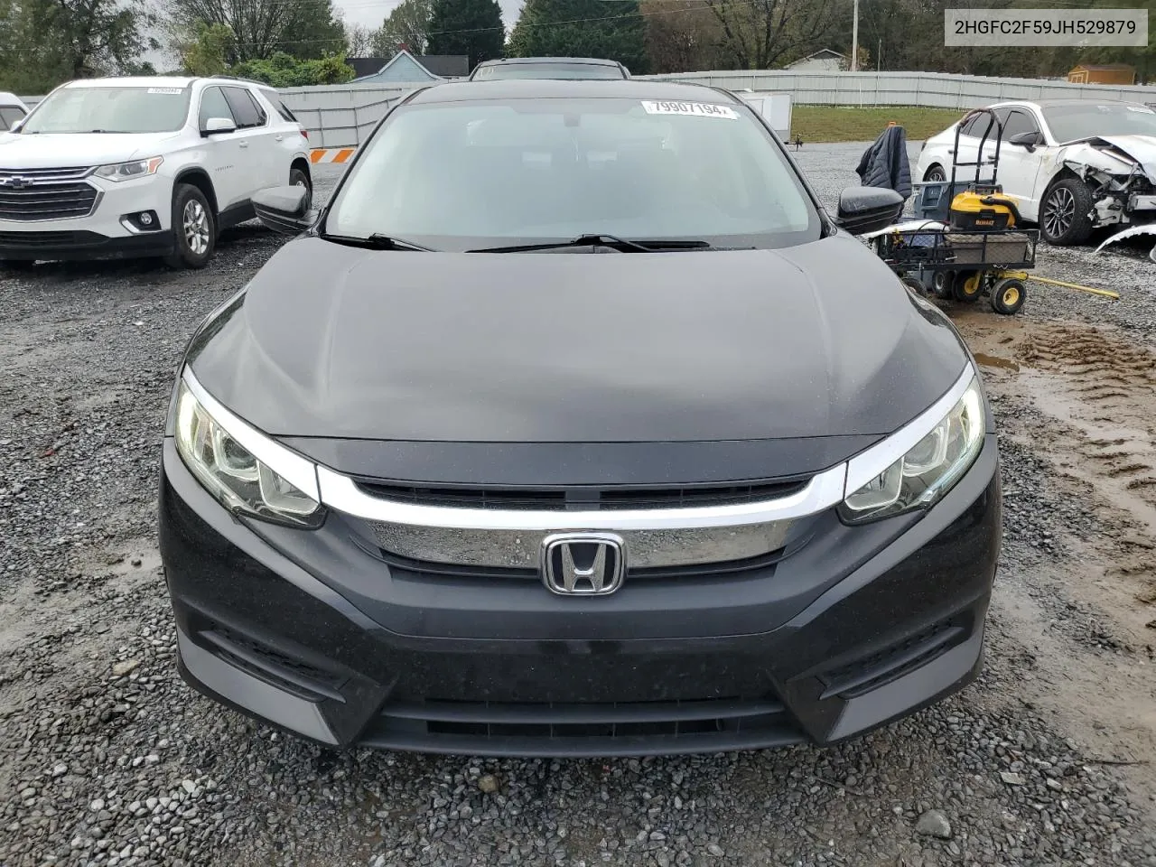 2018 Honda Civic Lx VIN: 2HGFC2F59JH529879 Lot: 79907194