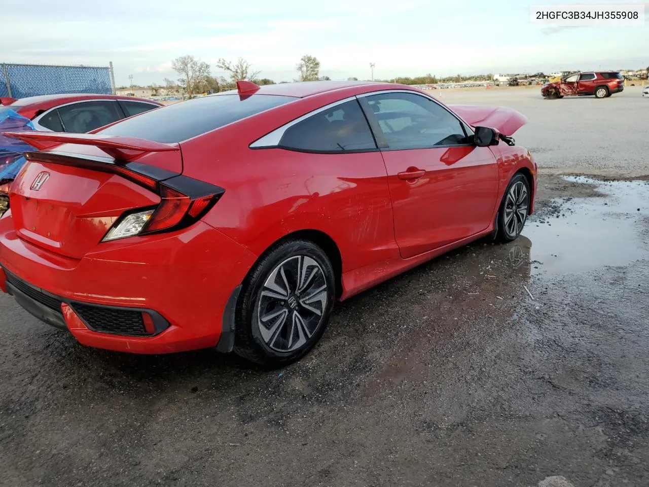 2018 Honda Civic Ex VIN: 2HGFC3B34JH355908 Lot: 79909254