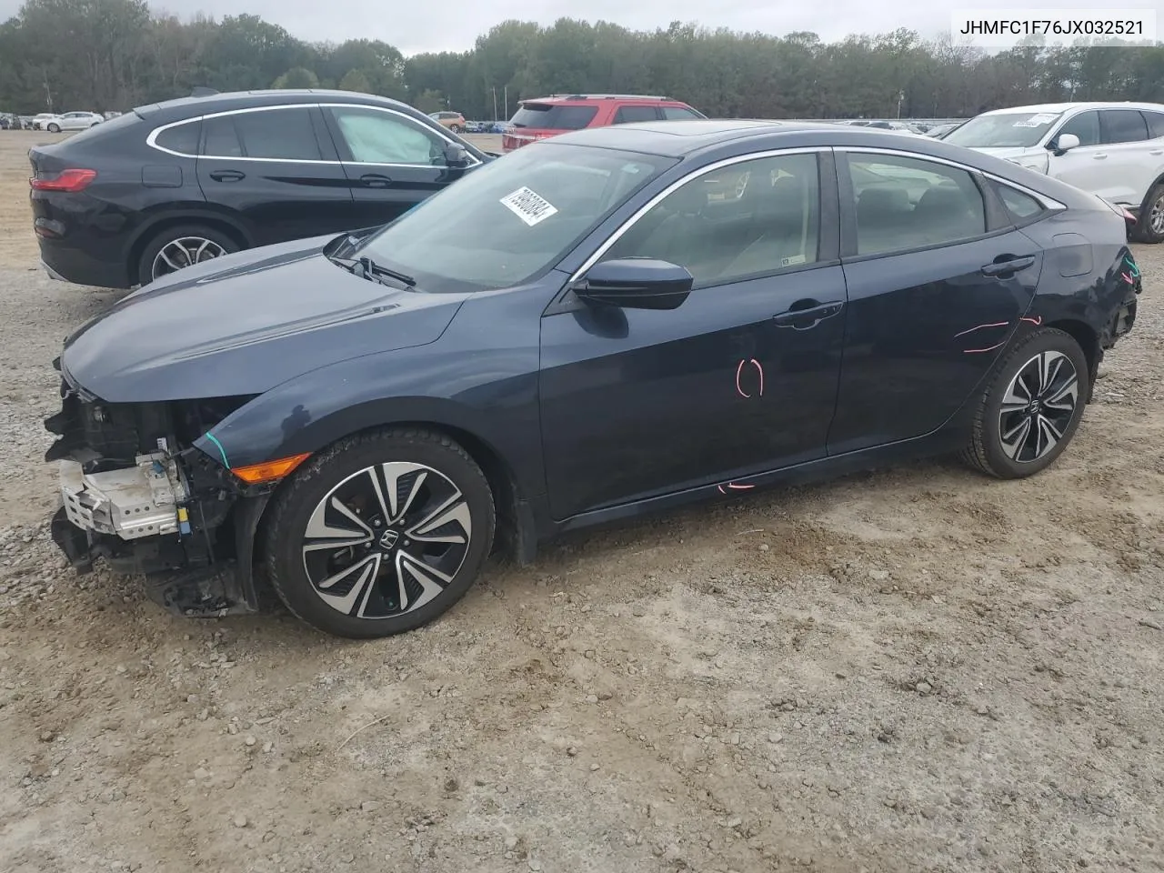 JHMFC1F76JX032521 2018 Honda Civic Exl