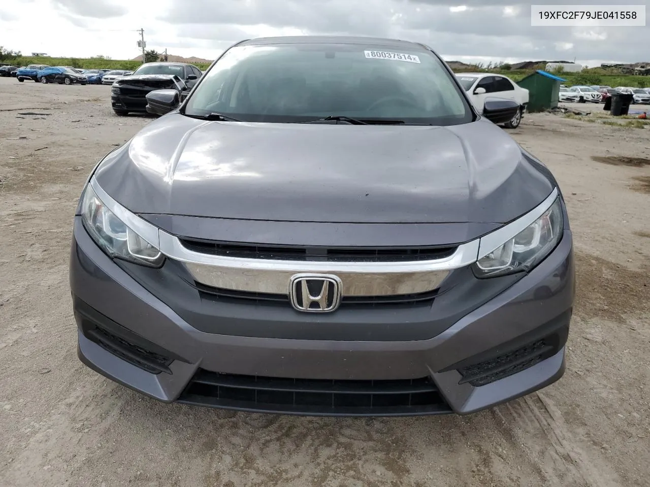 2018 Honda Civic Ex VIN: 19XFC2F79JE041558 Lot: 80037514