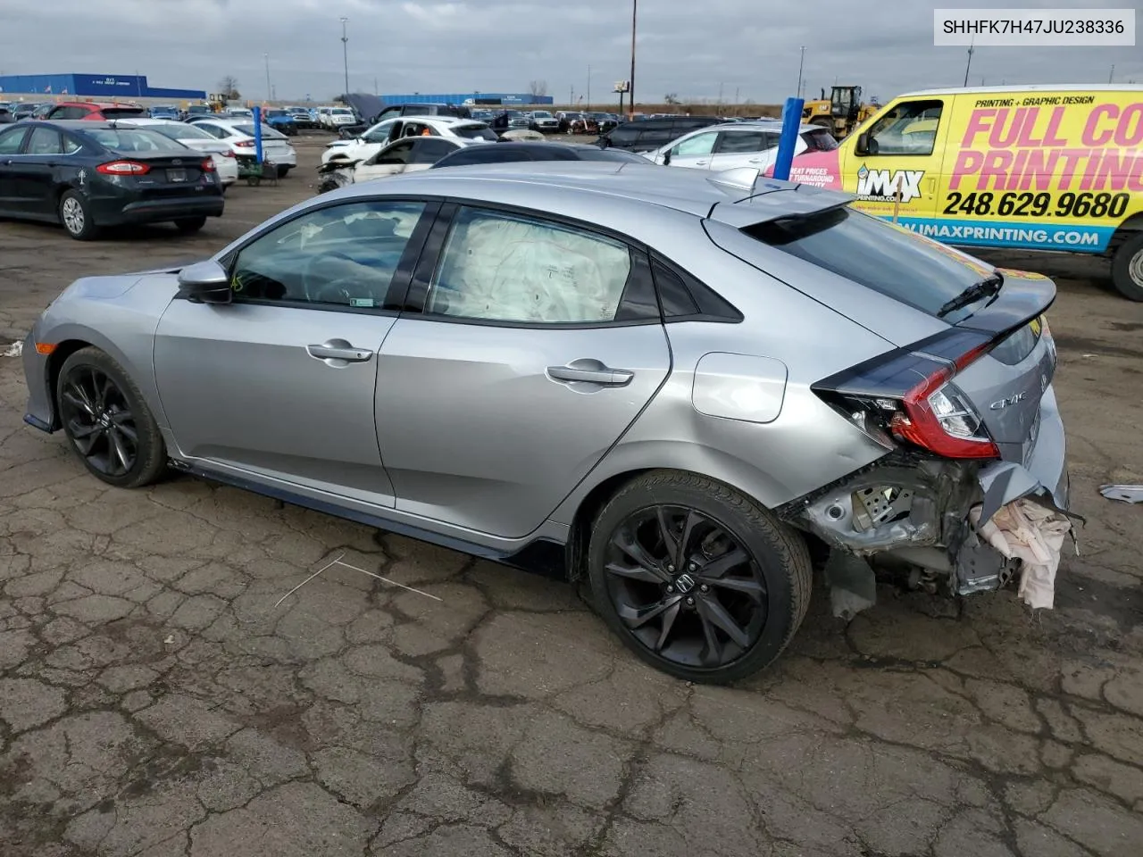 2018 Honda Civic Sport VIN: SHHFK7H47JU238336 Lot: 80112154