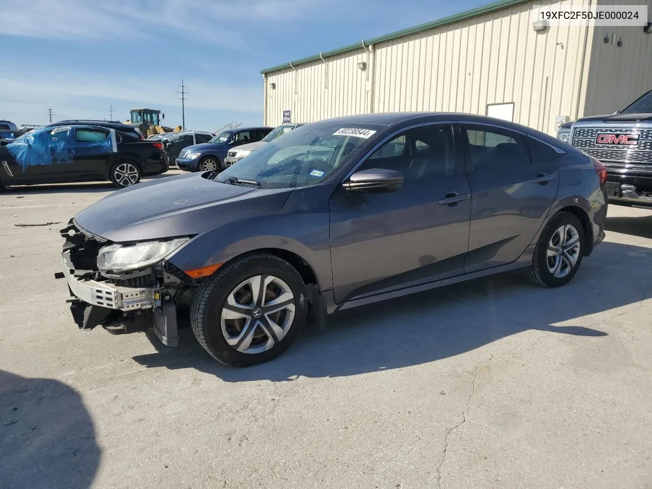 2018 Honda Civic Lx VIN: 19XFC2F50JE000024 Lot: 80238544