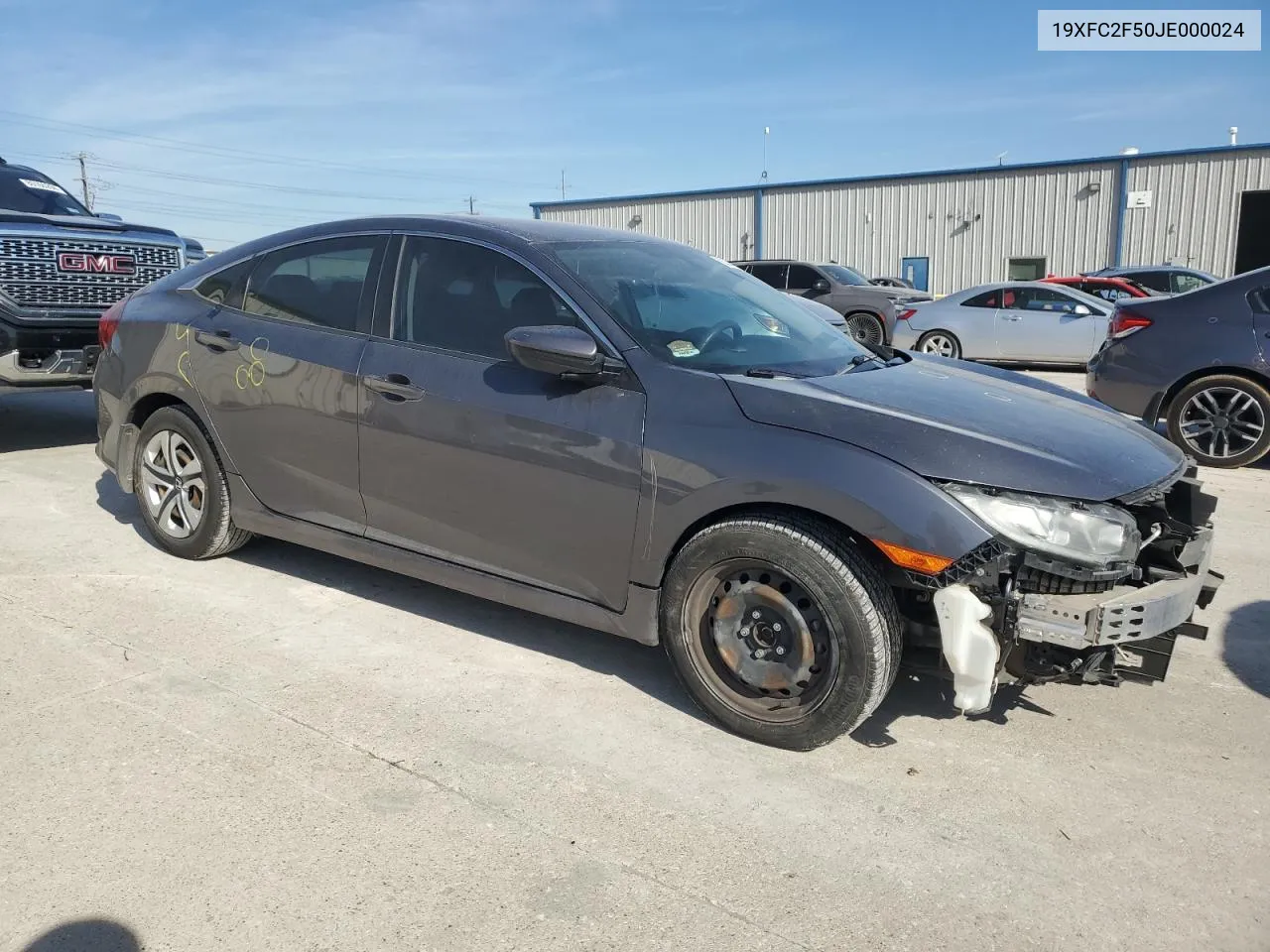 2018 Honda Civic Lx VIN: 19XFC2F50JE000024 Lot: 80238544