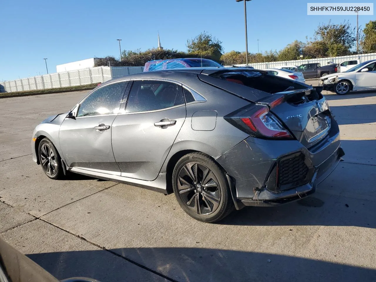 2018 Honda Civic Ex VIN: SHHFK7H59JU228450 Lot: 80257144