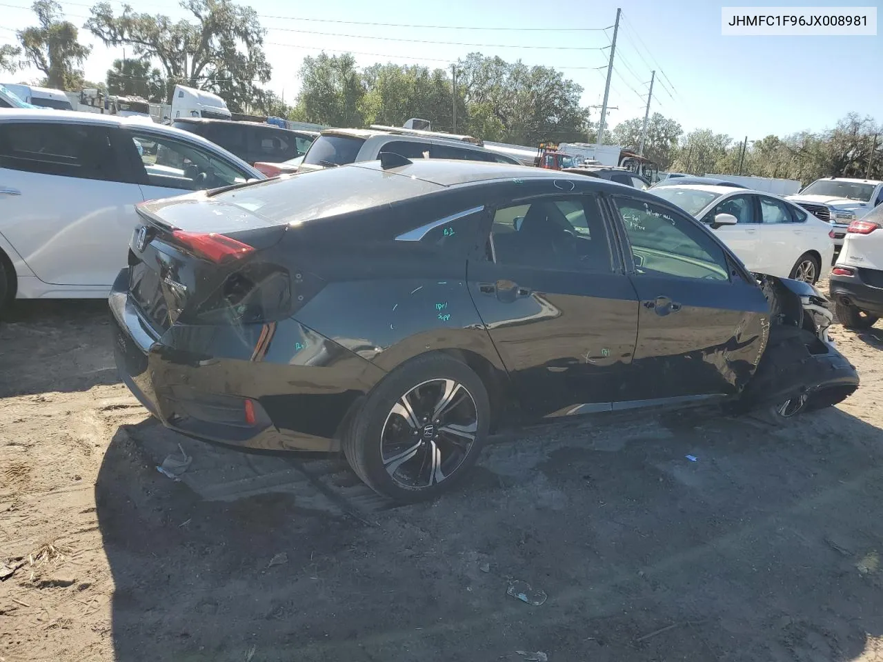 2018 Honda Civic Touring VIN: JHMFC1F96JX008981 Lot: 80374024