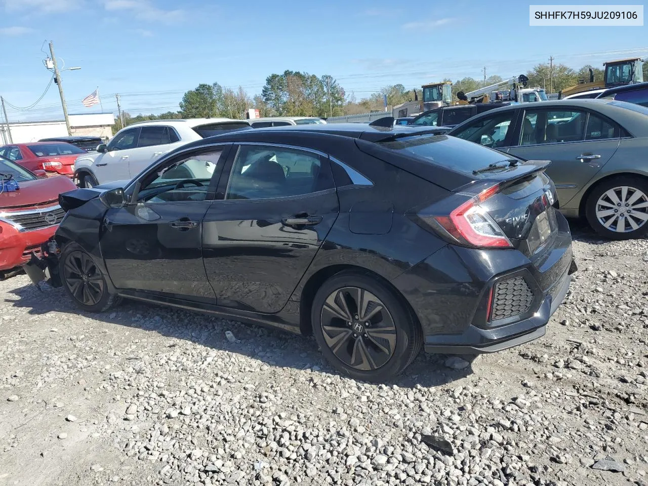 2018 Honda Civic Ex VIN: SHHFK7H59JU209106 Lot: 80585724