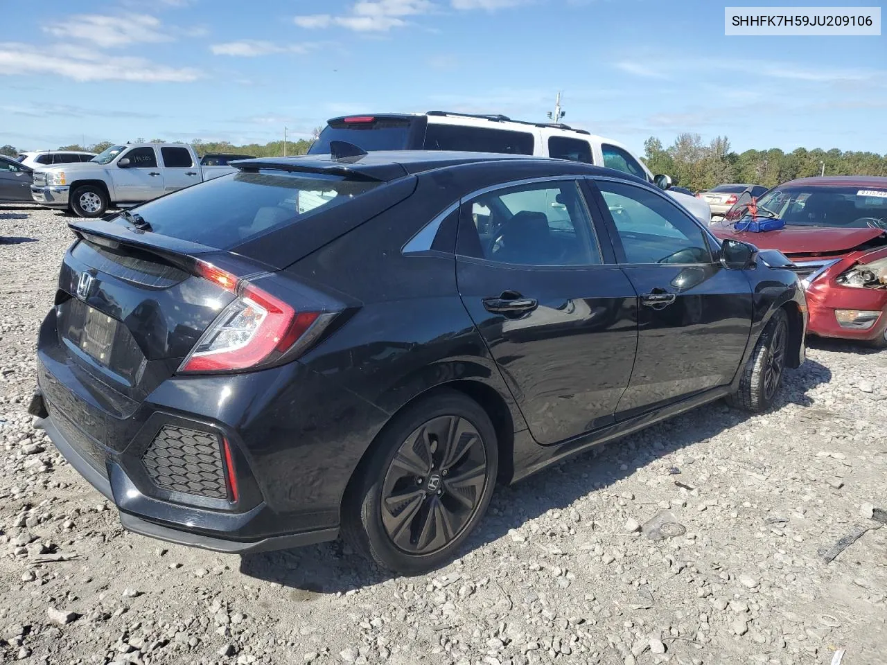 2018 Honda Civic Ex VIN: SHHFK7H59JU209106 Lot: 80585724