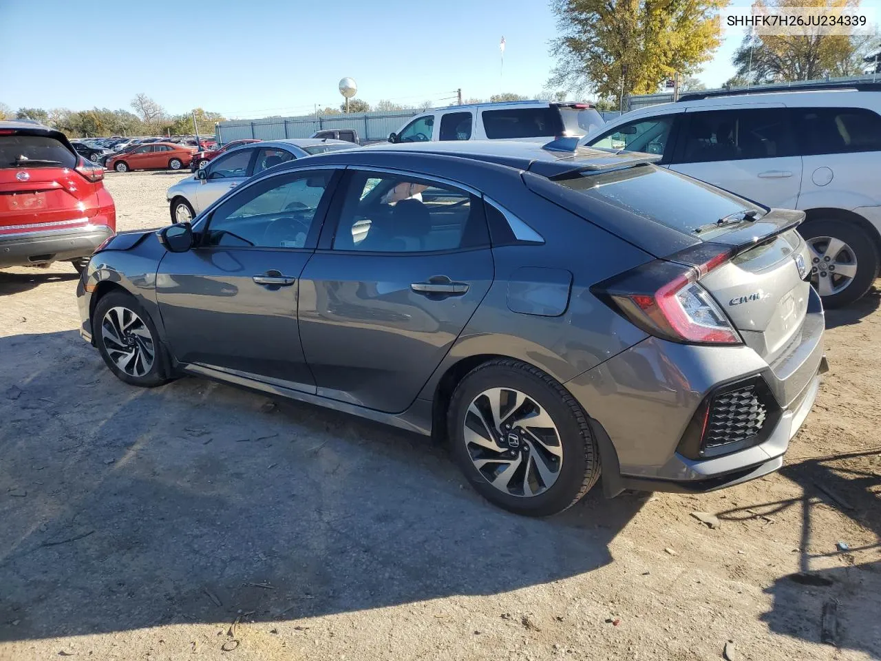 2018 Honda Civic Lx VIN: SHHFK7H26JU234339 Lot: 80746404