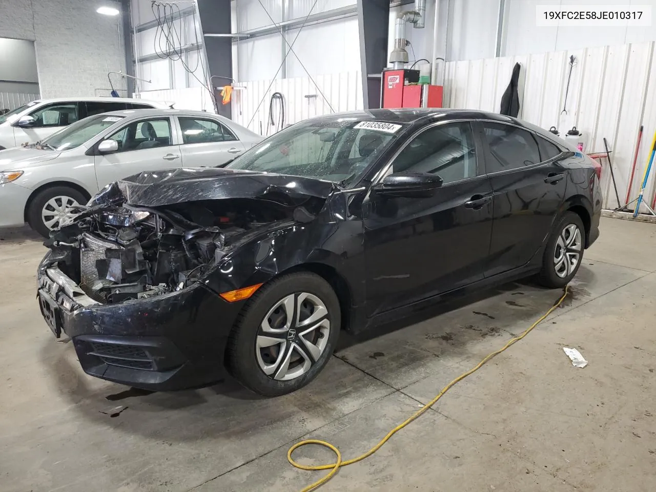 2018 Honda Civic Lx VIN: 19XFC2E58JE010317 Lot: 81035804