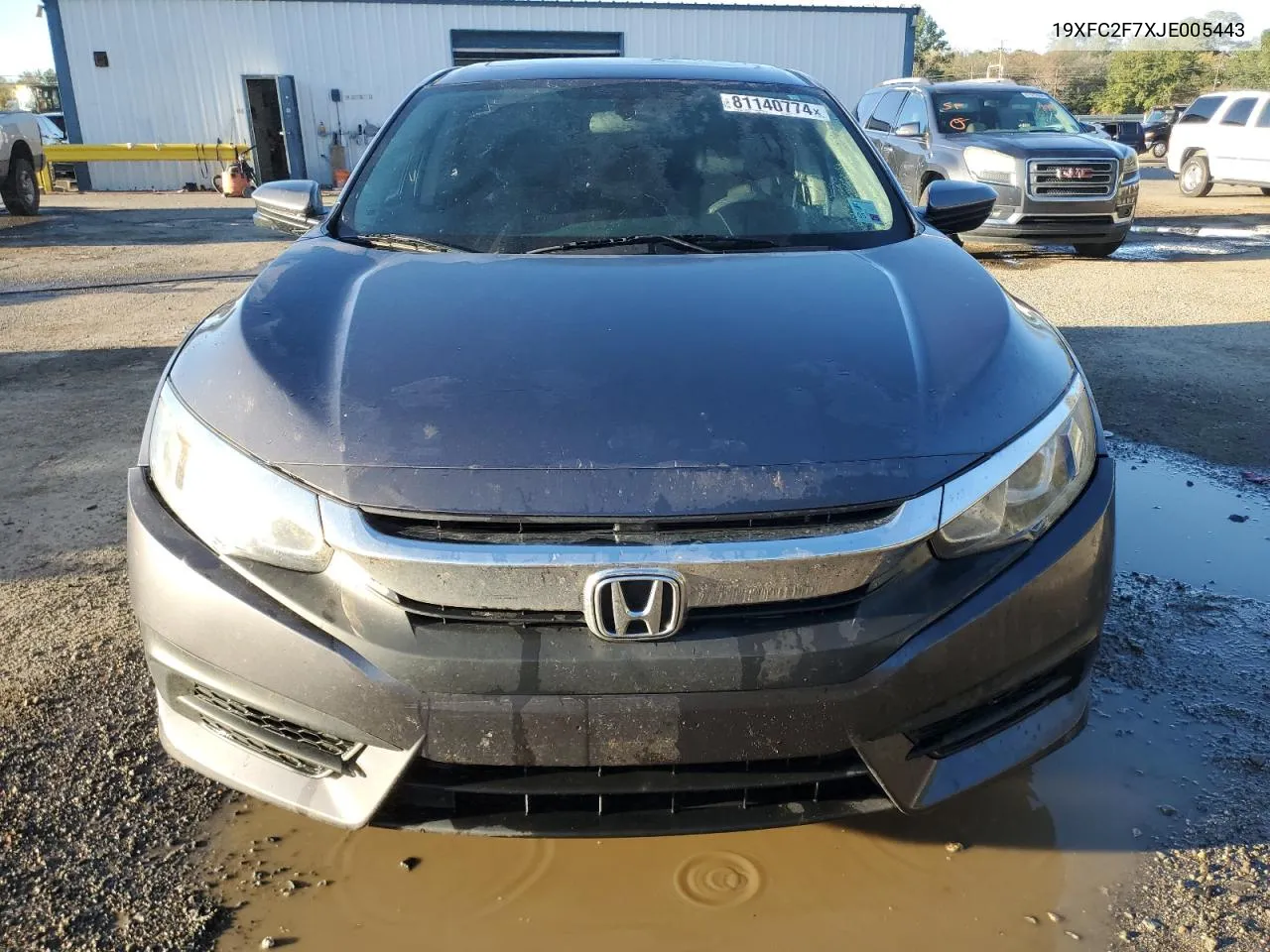 2018 Honda Civic Ex VIN: 19XFC2F7XJE005443 Lot: 81140774