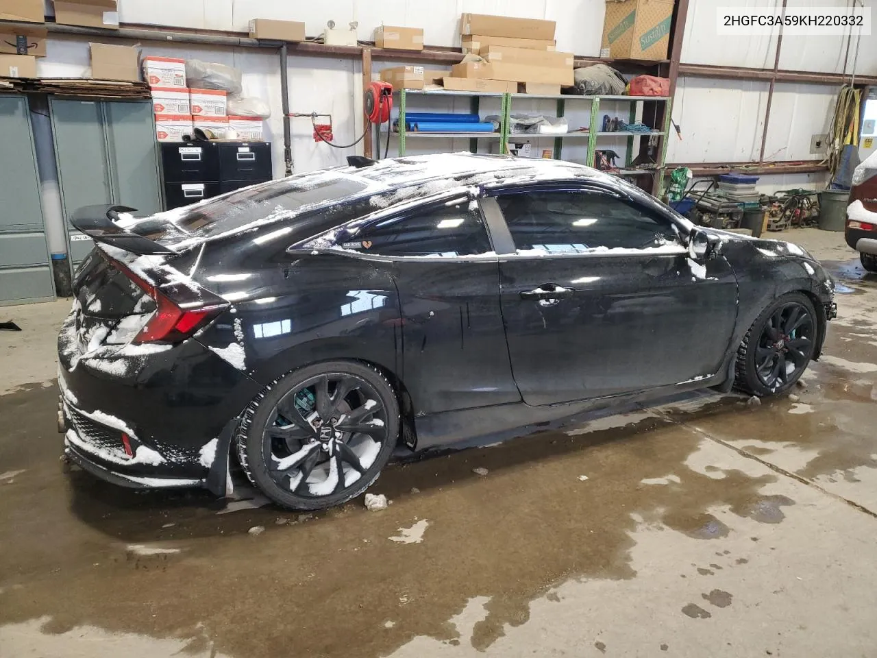 2019 Honda Civic Si VIN: 2HGFC3A59KH220332 Lot: 37770854