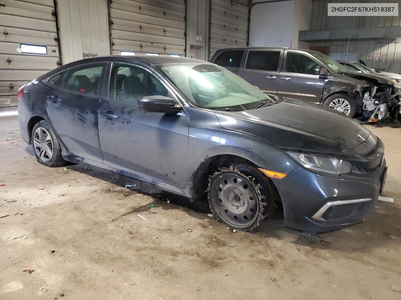 2019 Honda Civic Lx VIN: 2HGFC2F67KH518387 Lot: 41424014